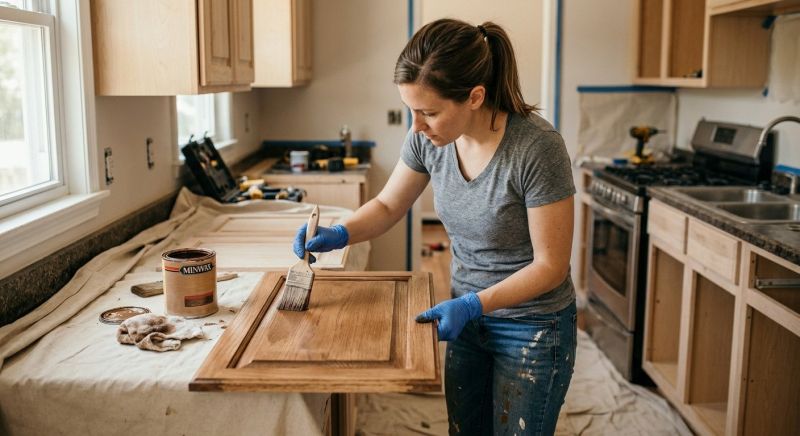 Cabinet Staining Service in Lafayette, IN