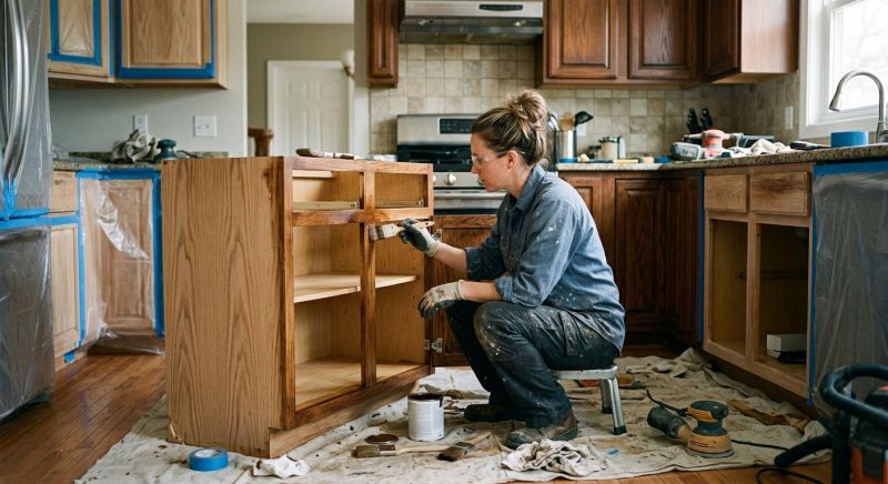 Cabinet Staining Service in Indianapolis, IN